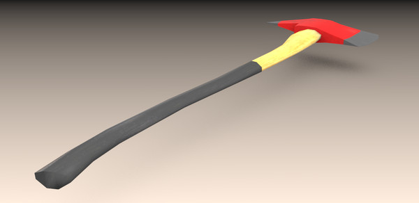 3d model firefighter axe - Firefighter axe by TotexArtz